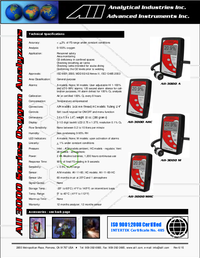 Thumbnail of document Manual - AII-3000 Series Oxygen Analyzer